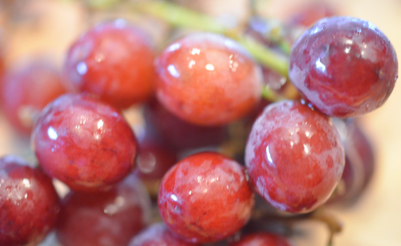 Grapes, some lovely organic produce.