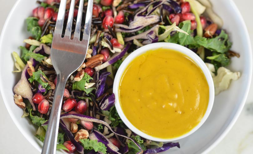 Pumpkin balsamic vinaigrette by Life is NOYOKE.