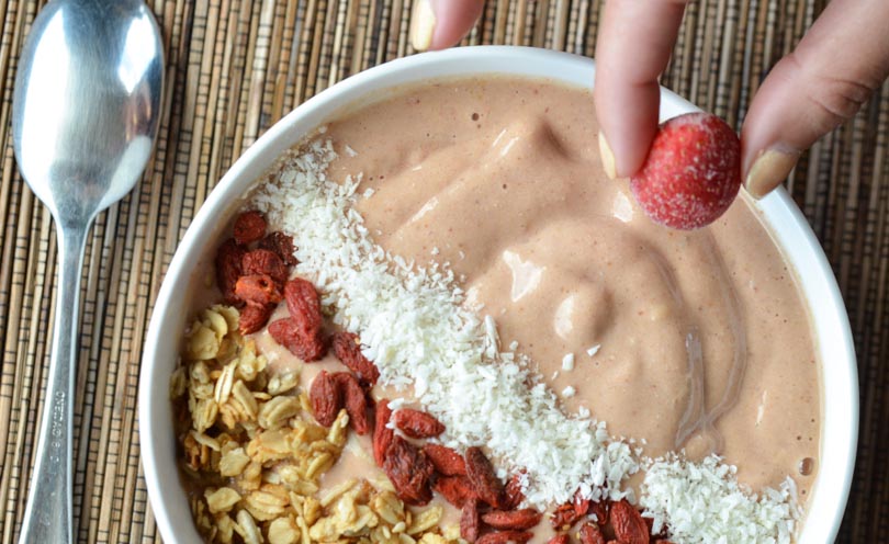 Sa-squash smoothie bowl.