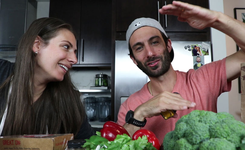 grocery haul with Shalva and Lenny