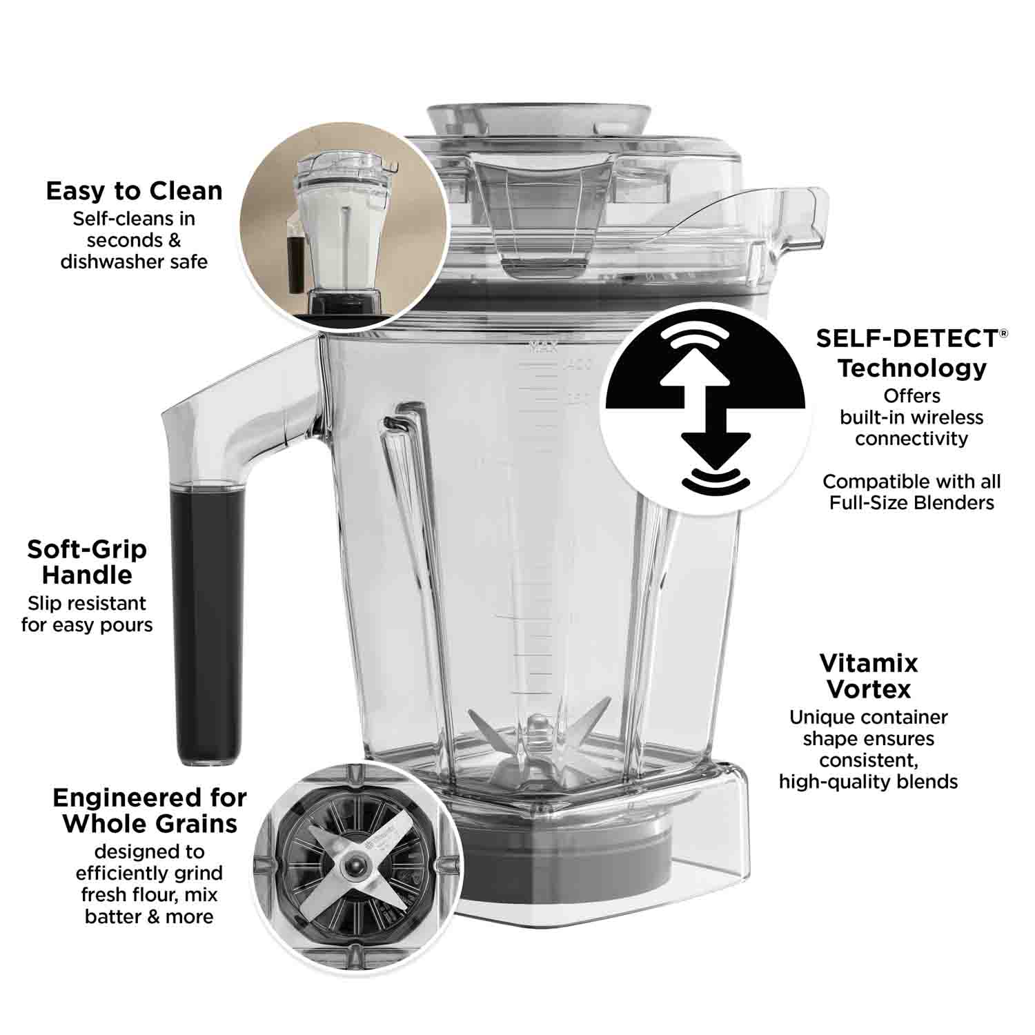 vitamix 48-ounce ascent dry container benefits