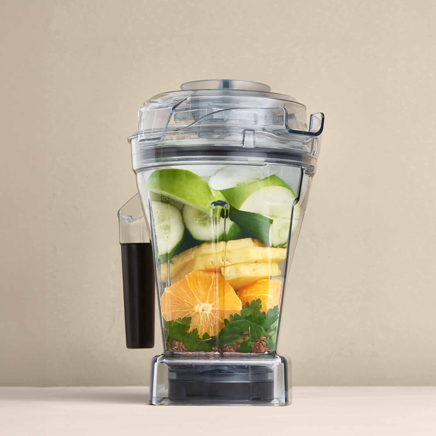 vitamix 48-ounce ascent wet container full