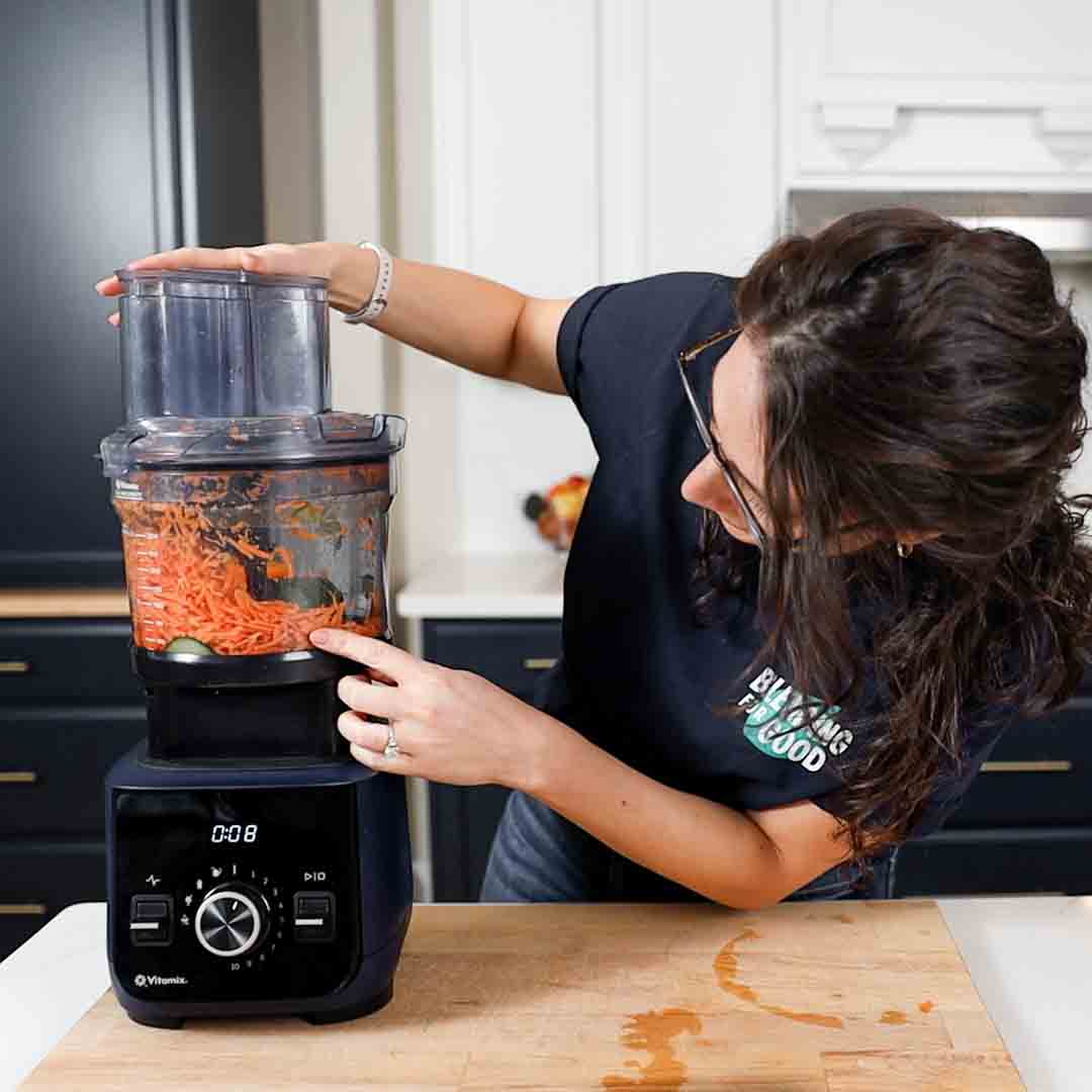 vitamix food processor attachment x2 shred shalva