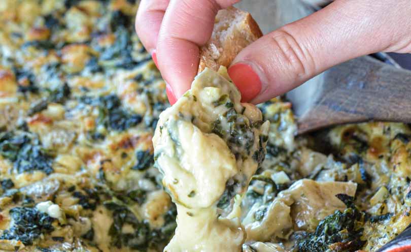 Super Stretchy Dairy-Free Artichoke Dip