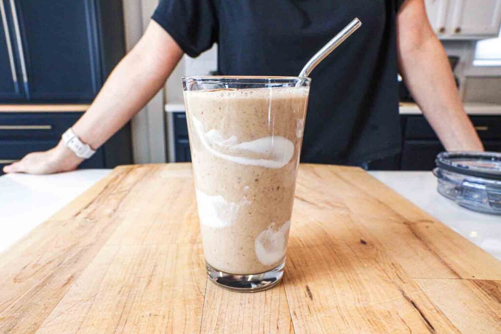 The NYT Cinnamon Date Smoothie (made dairy free)