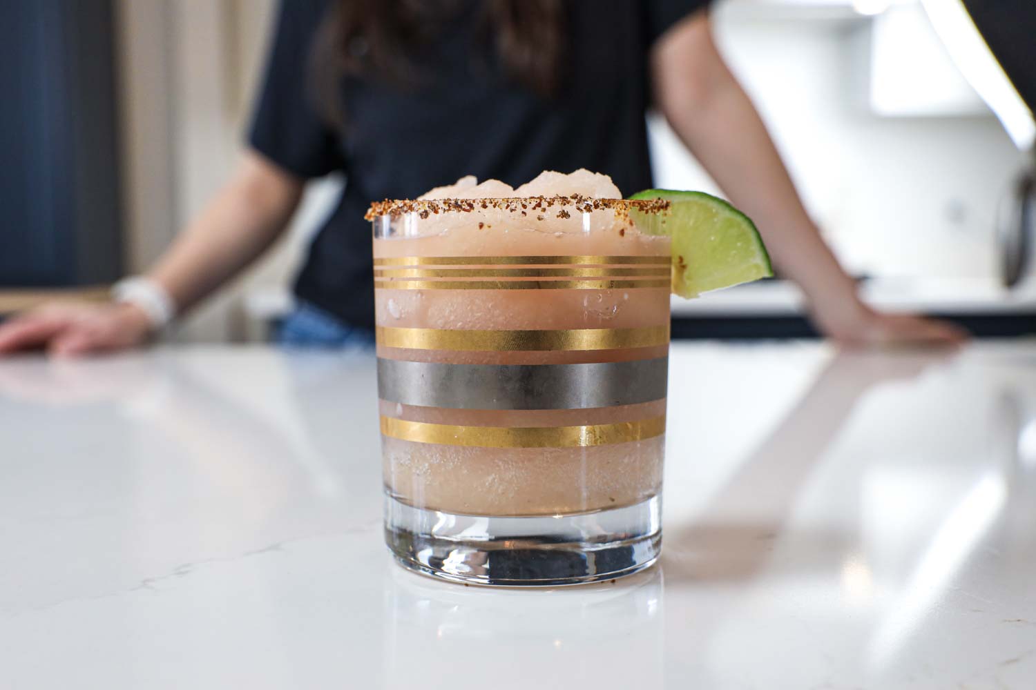 frozen mezcal paloma