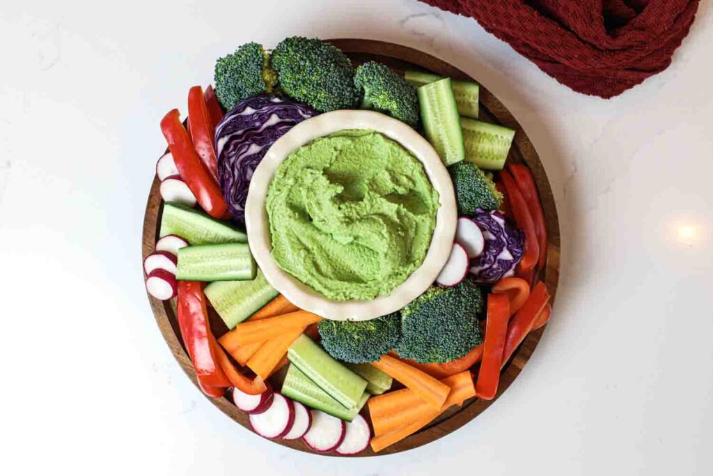 mint pea dip