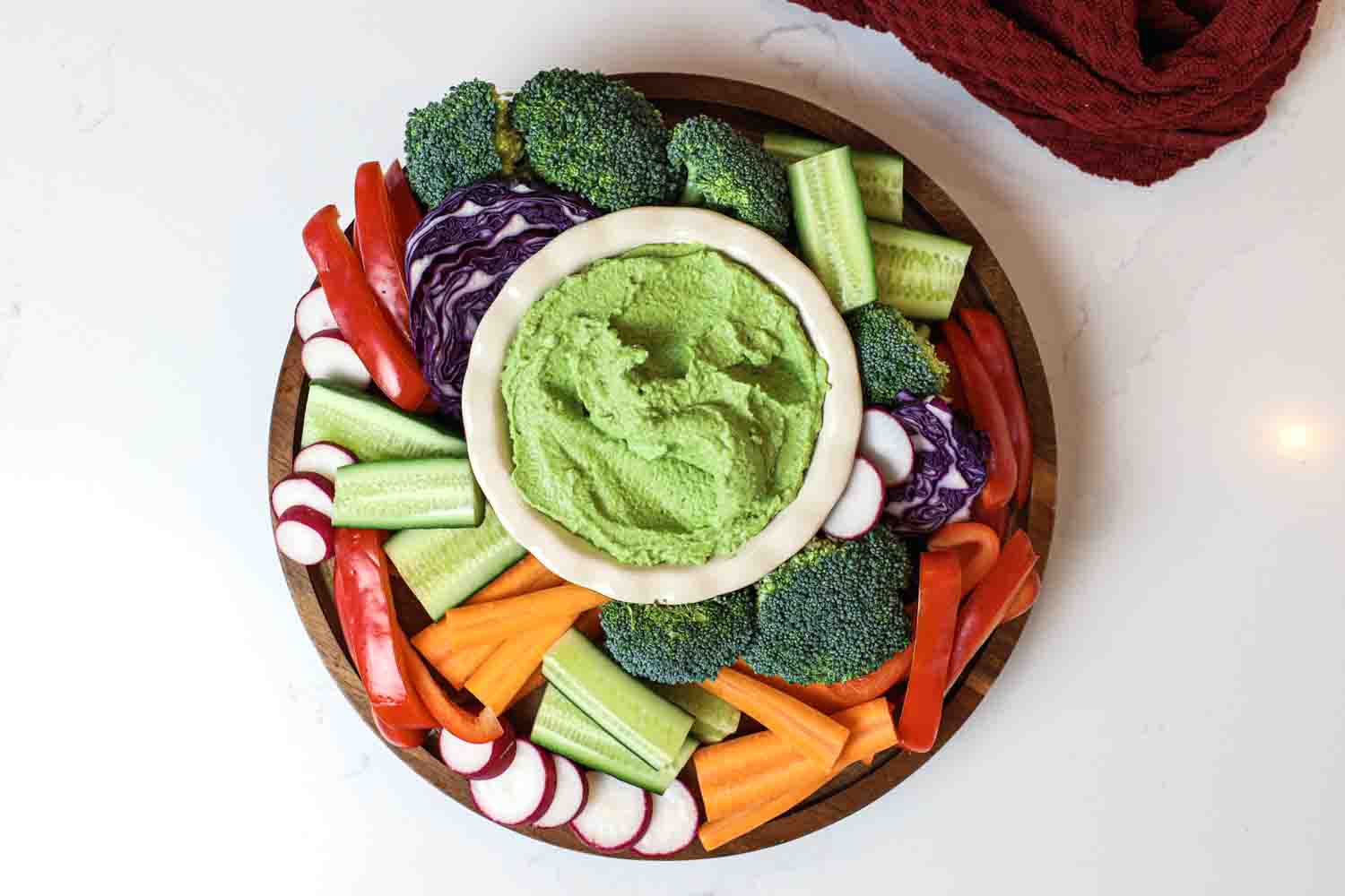 mint pea dip