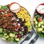 ranch dressing on southwest salad