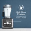 vitamix ascent x5 self cleaning