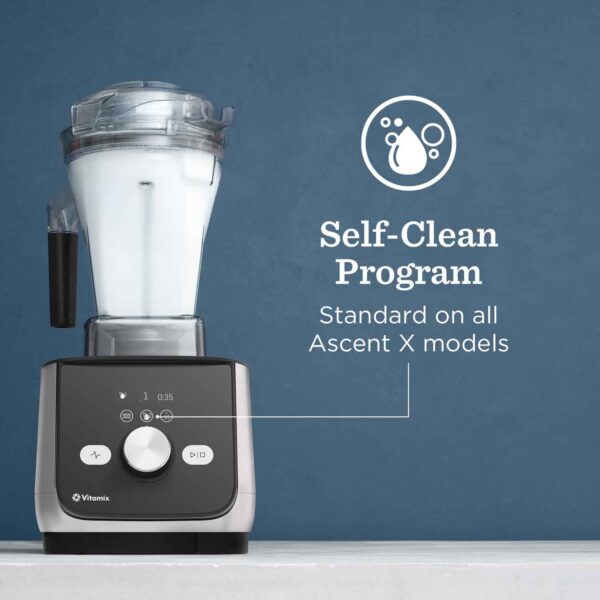 vitamix ascent x5 self cleaning